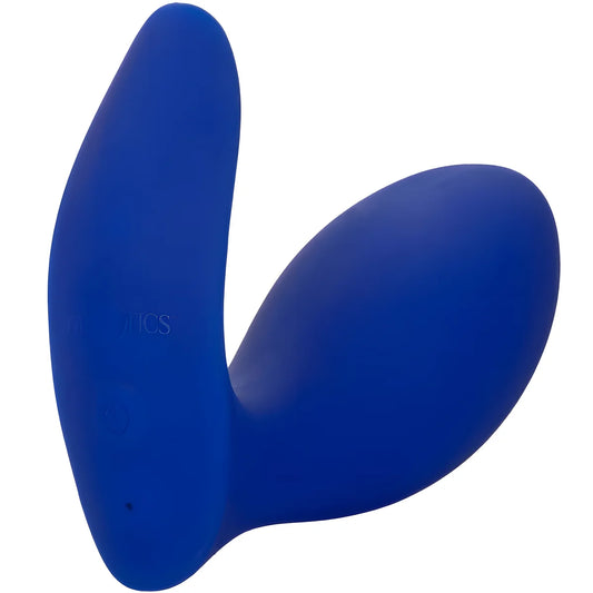calexotics admiral stimulateur et vibrateur de prostate rimming bleu