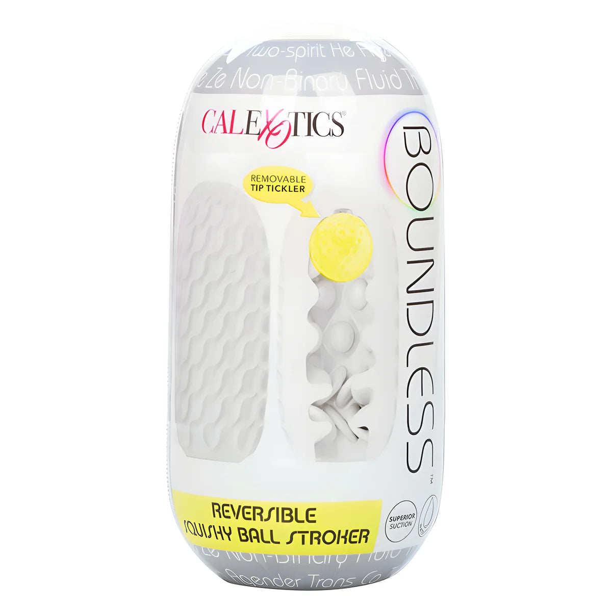 calexotics boundless squishy reversible ball stroke gris