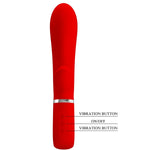 PRETTY LOVE - VIBRATEUR MULTIFONCTION G-SPOT THOMAS ROUGE - Vignette | Adopt1toy