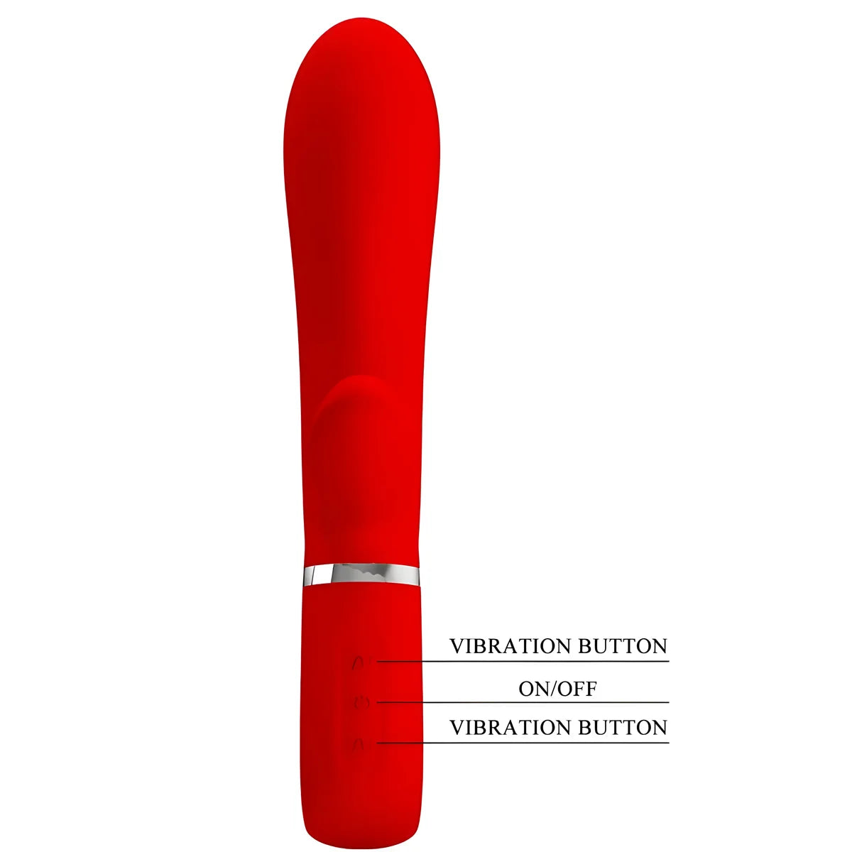 pretty love vibrateur multifonction g spot thomas rouge
