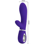 PRETTY LOVE - VIBRATEUR MULTIFONCTION G-SPOT THOMAS VIOLET - Vignette | Adopt1toy