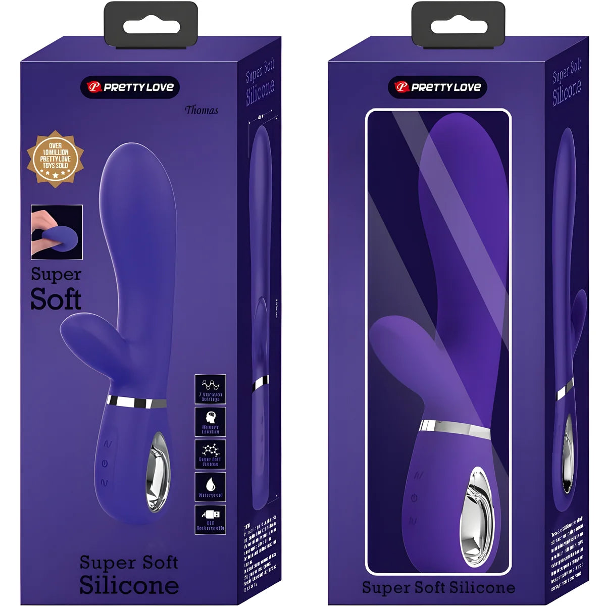 pretty love vibrateur multifonction g spot thomas violet