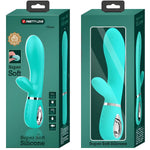 PRETTY LOVE - VIBRATEUR MULTIFONCTION G-SPOT THOMAS VERT AQUA - Vignette | Adopt1toy