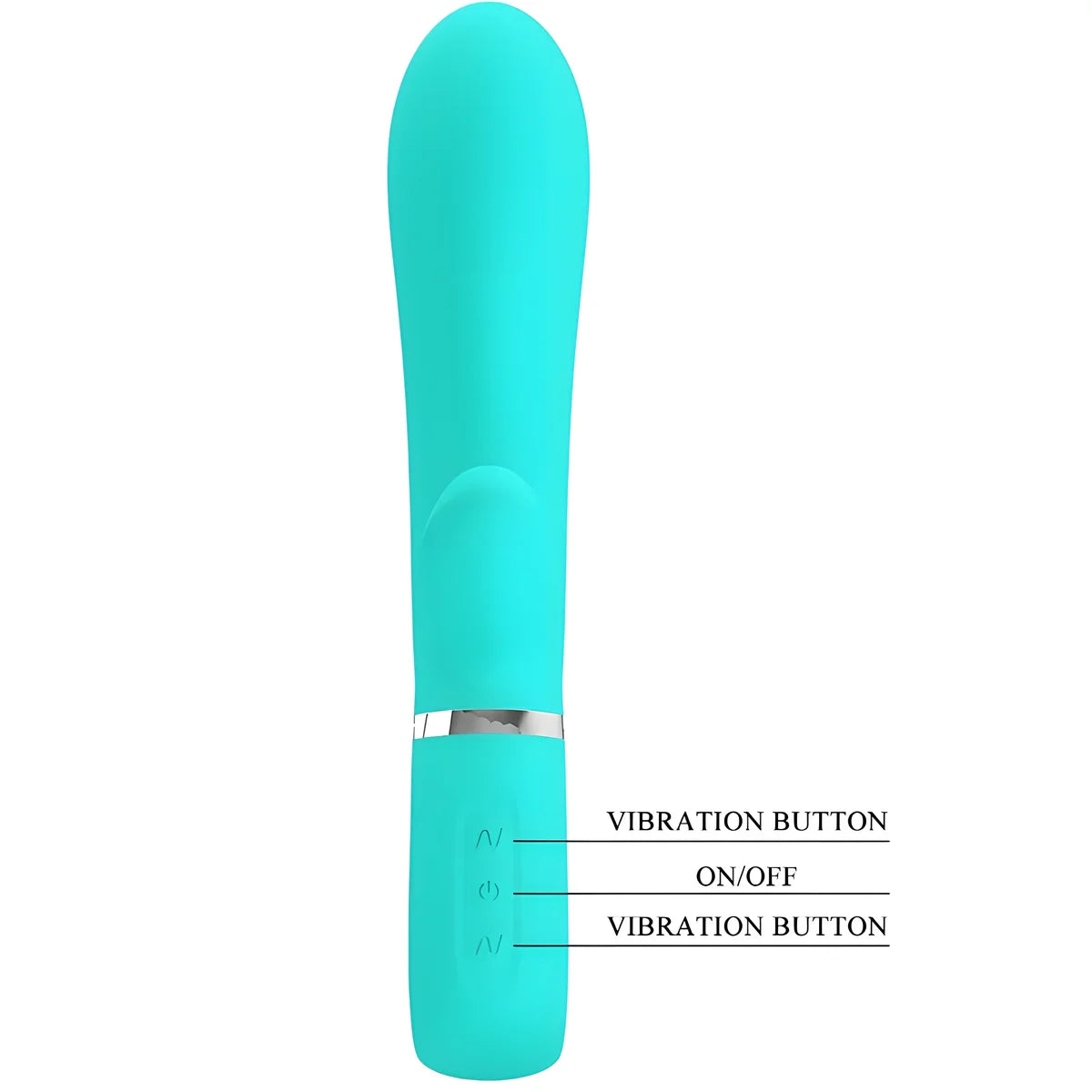 pretty love vibrateur multifonction g spot thomas vert aqua