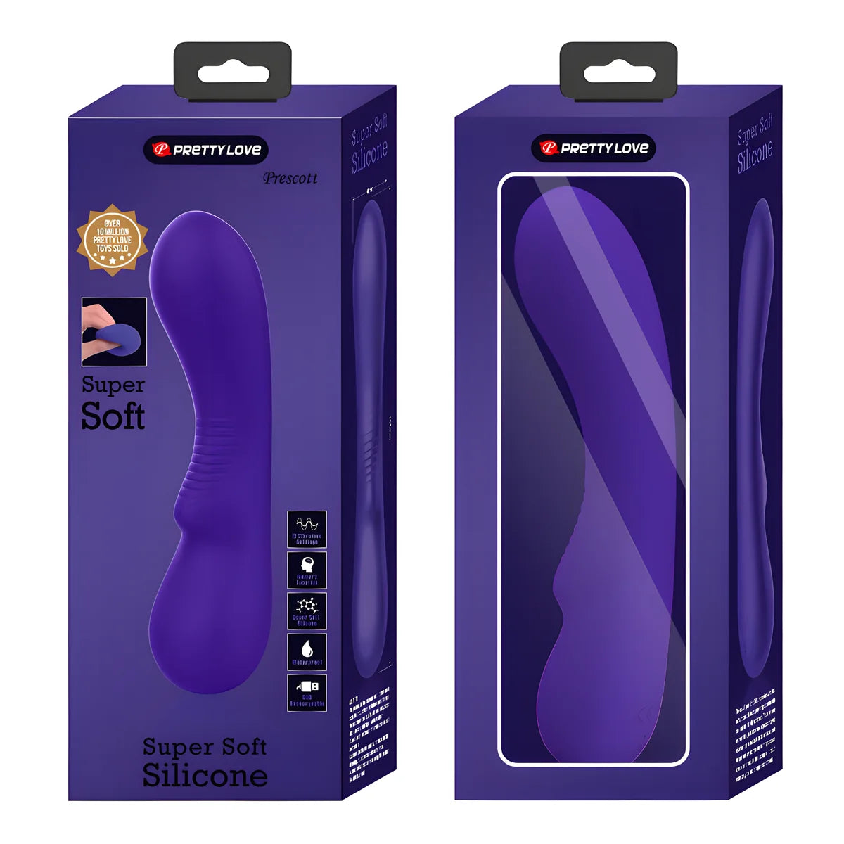 pretty love vibrateur rechargeable prescott violet