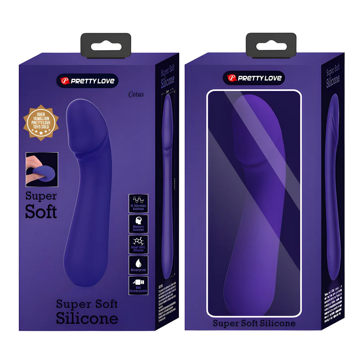 pretty love vibrateur rechargeable cetus violet