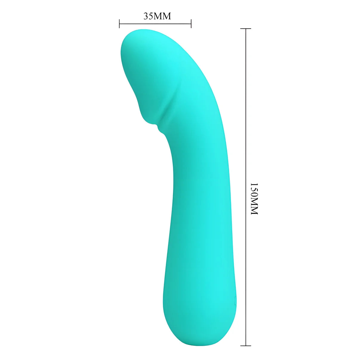 pretty love vibrateur rechargeable cetus vert aqua