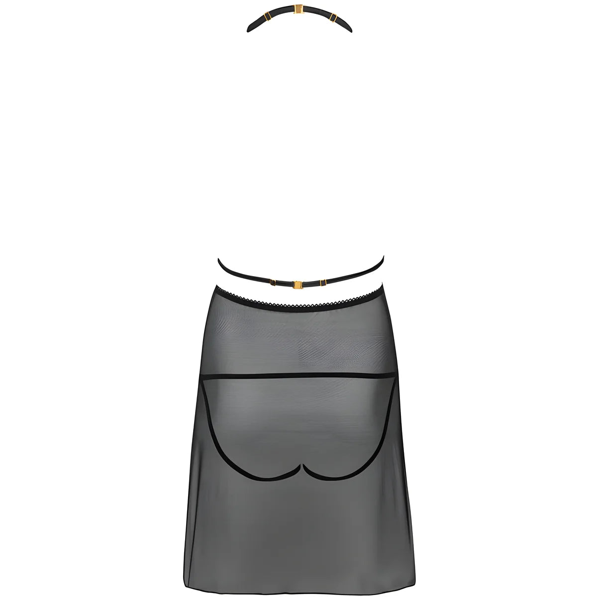 livco corsetti fashion malviami lc 90625 chemise culotte noir