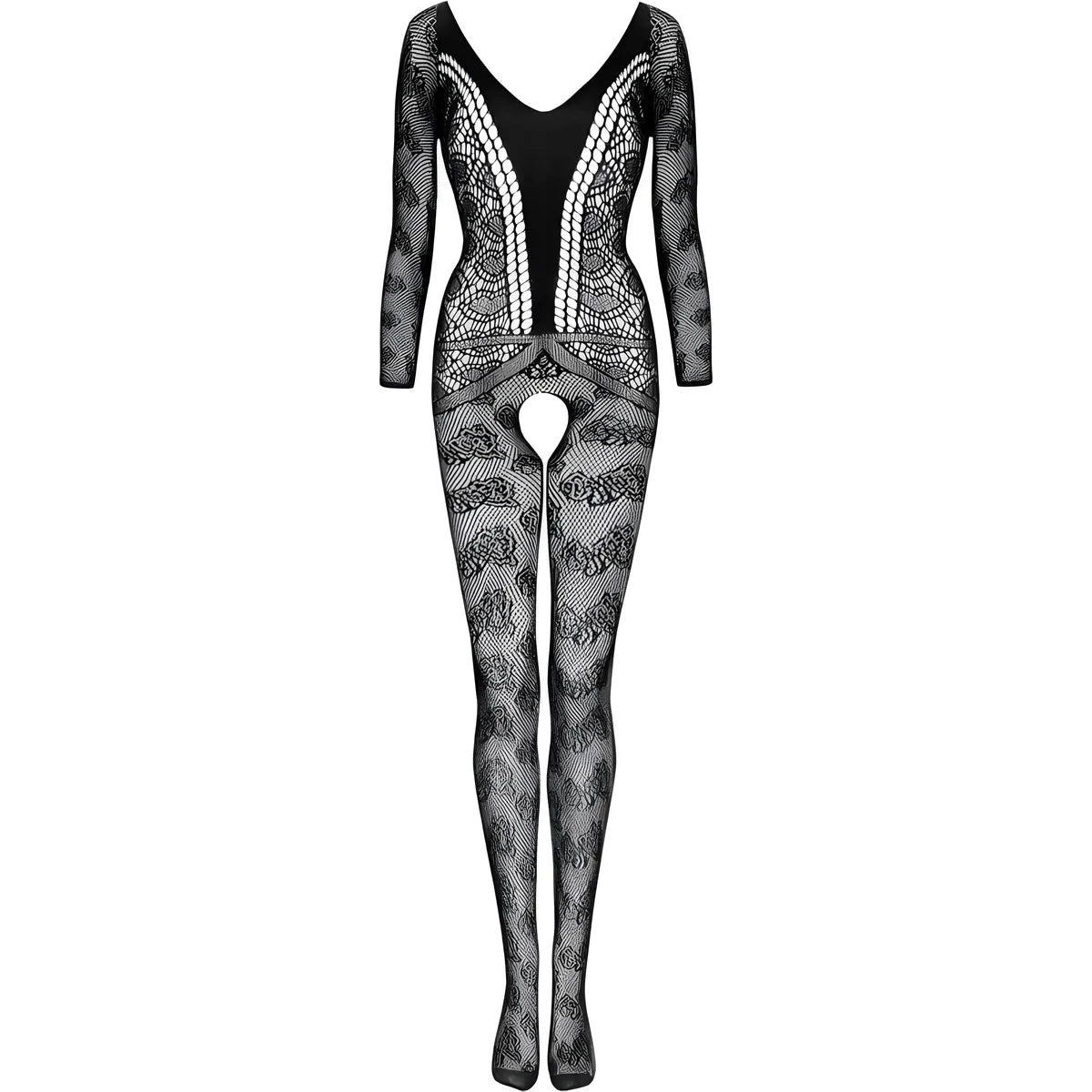 livco corsetti fashion cordill lc 17358 bodystocking crochless noir taille unique