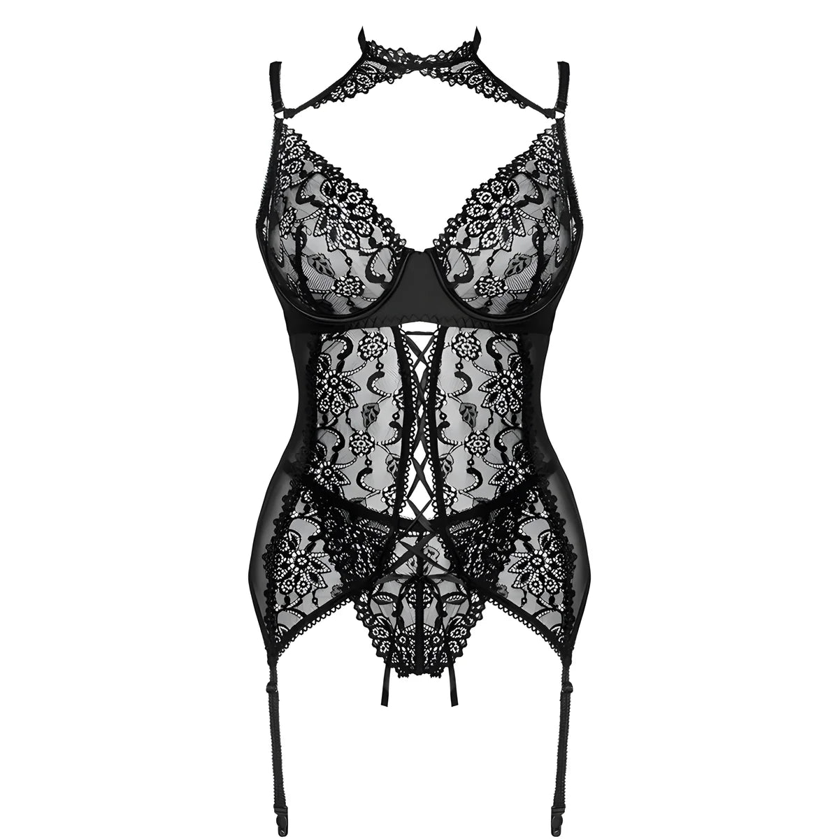 livco corsetti fashion collection giellandra for the senses corset culotte noir