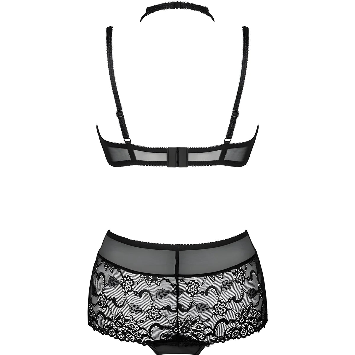 livco corsetti fashion linera for the senses collection soutien gorge culotte noir
