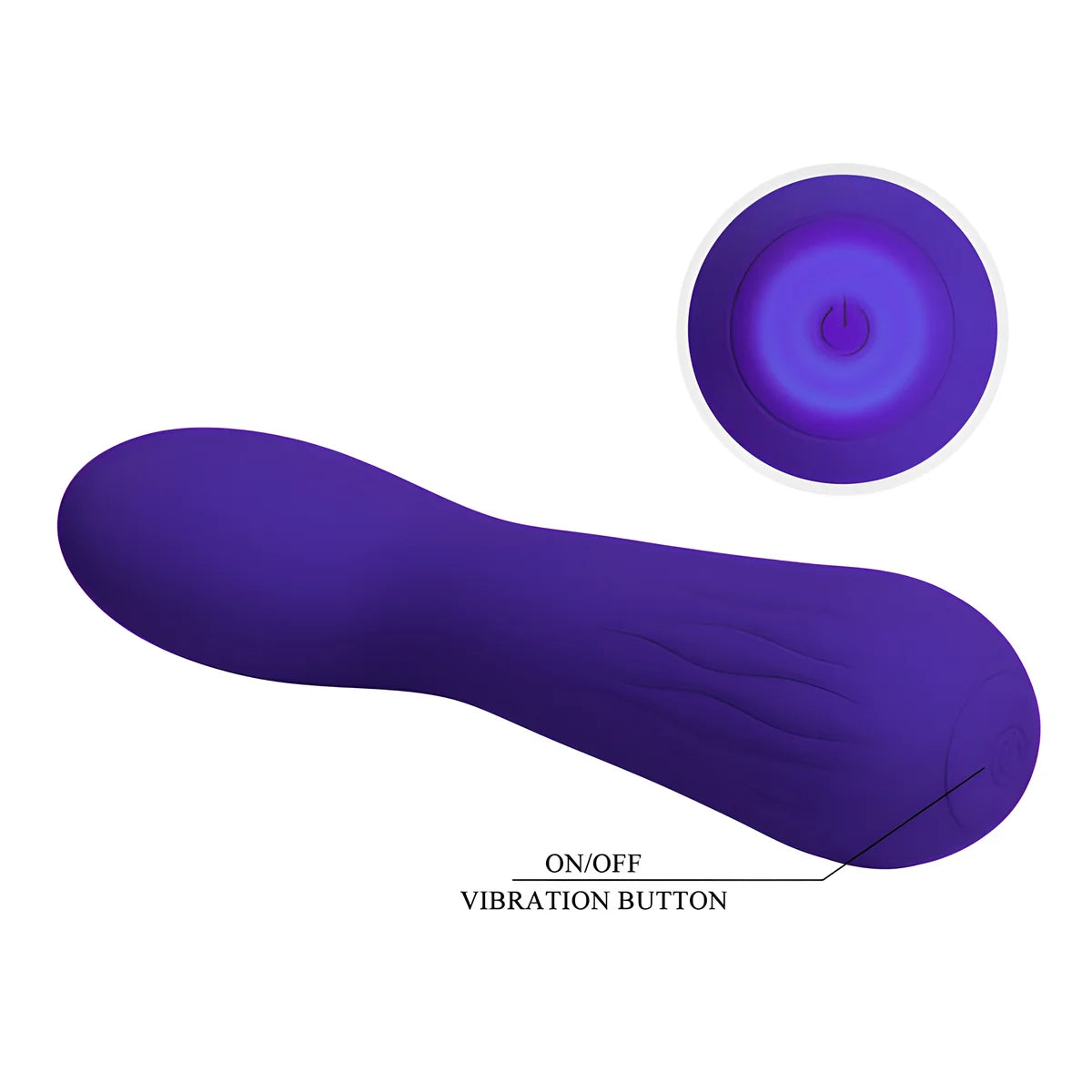 pretty love vibrateur rechargeable faun violet
