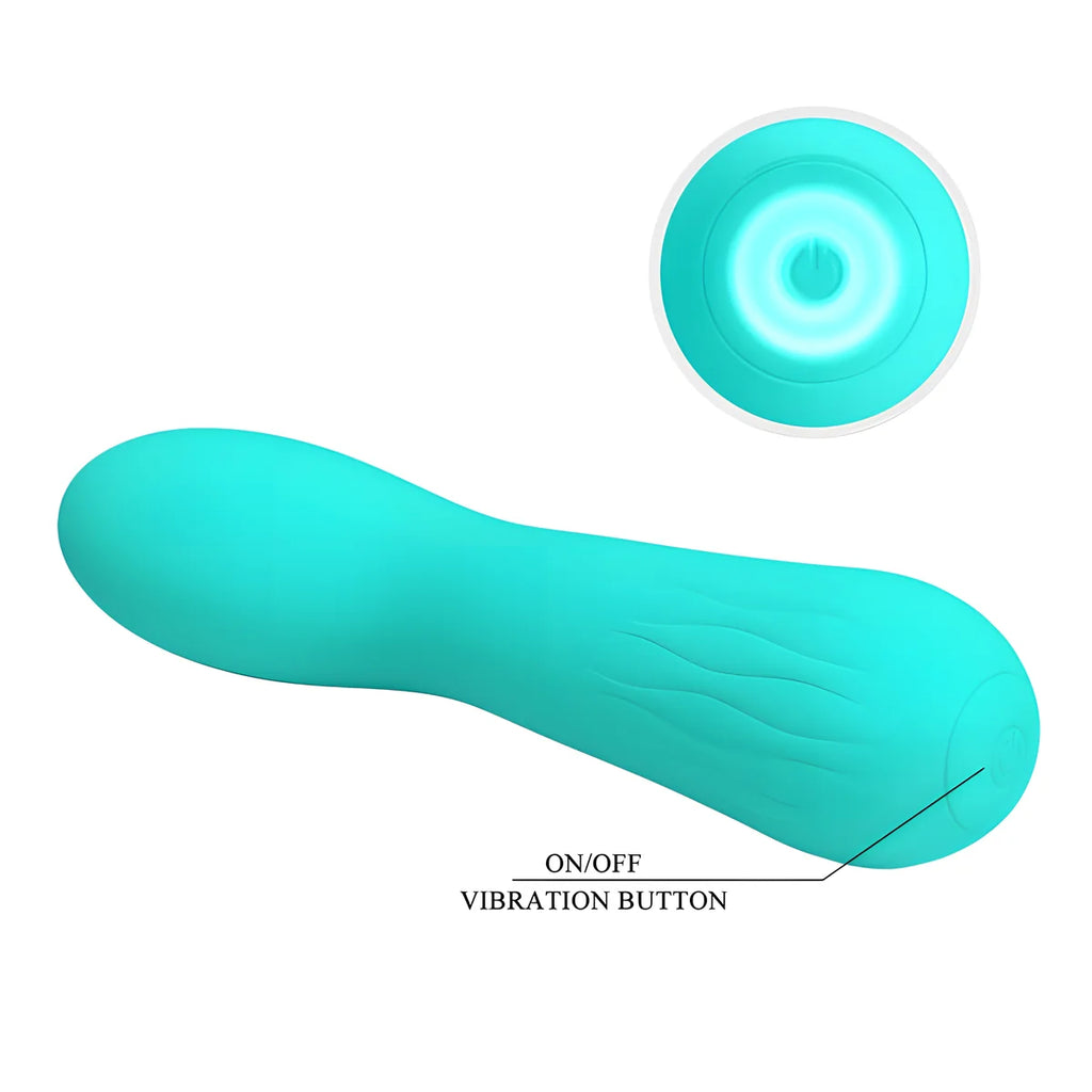pretty love vibrateur rechargeable faun vert aqua