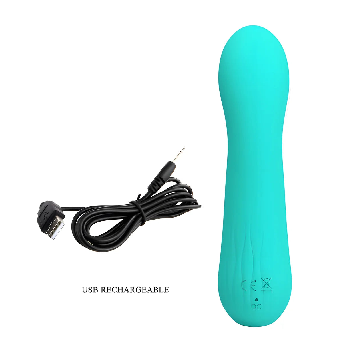 pretty love vibrateur rechargeable faun vert aqua