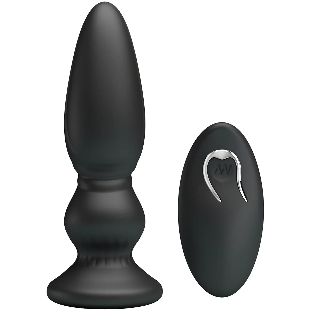 mr play puissant vibrateur telecommande plug anal noir