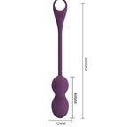 pretty love elvira kegel balls app telecommande violet