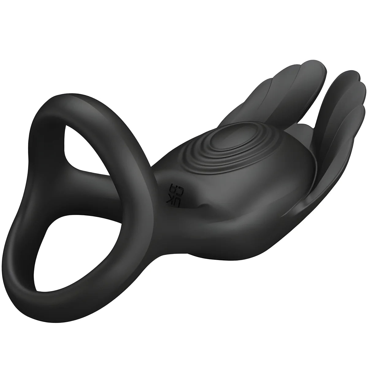 pretty love silas anneau penis vibrant 7 vibrations silicone noir
