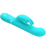 PRETTY LOVE - VIBRATEUR COALE RABBIT PERLES VERT AQUA - Vignette | Adopt1toy
