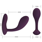 PRETTY LOVE - BAIRD APPLICATION LILA RECHARGEABLE G-SPOT 12 VIBRATIONS - Vignette | Adopt1toy