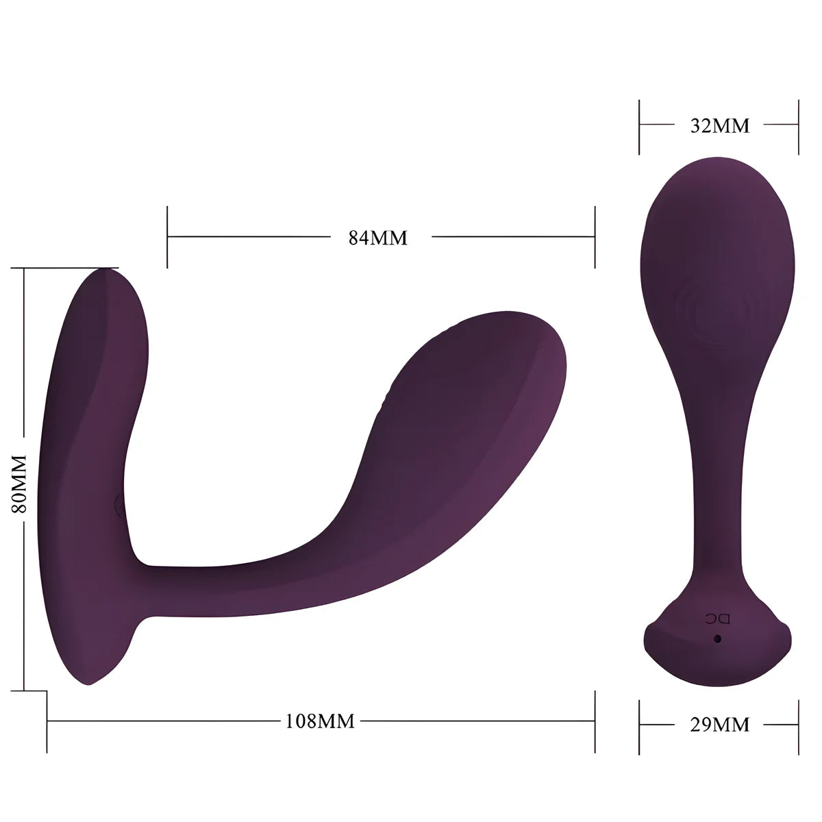 pretty love baird application lila rechargeable g spot 12 vibrations