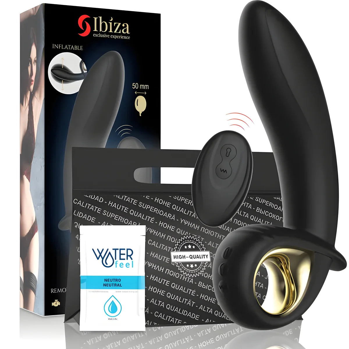ibiza vibrateur anal vaginal gonflable puissant telecommande
