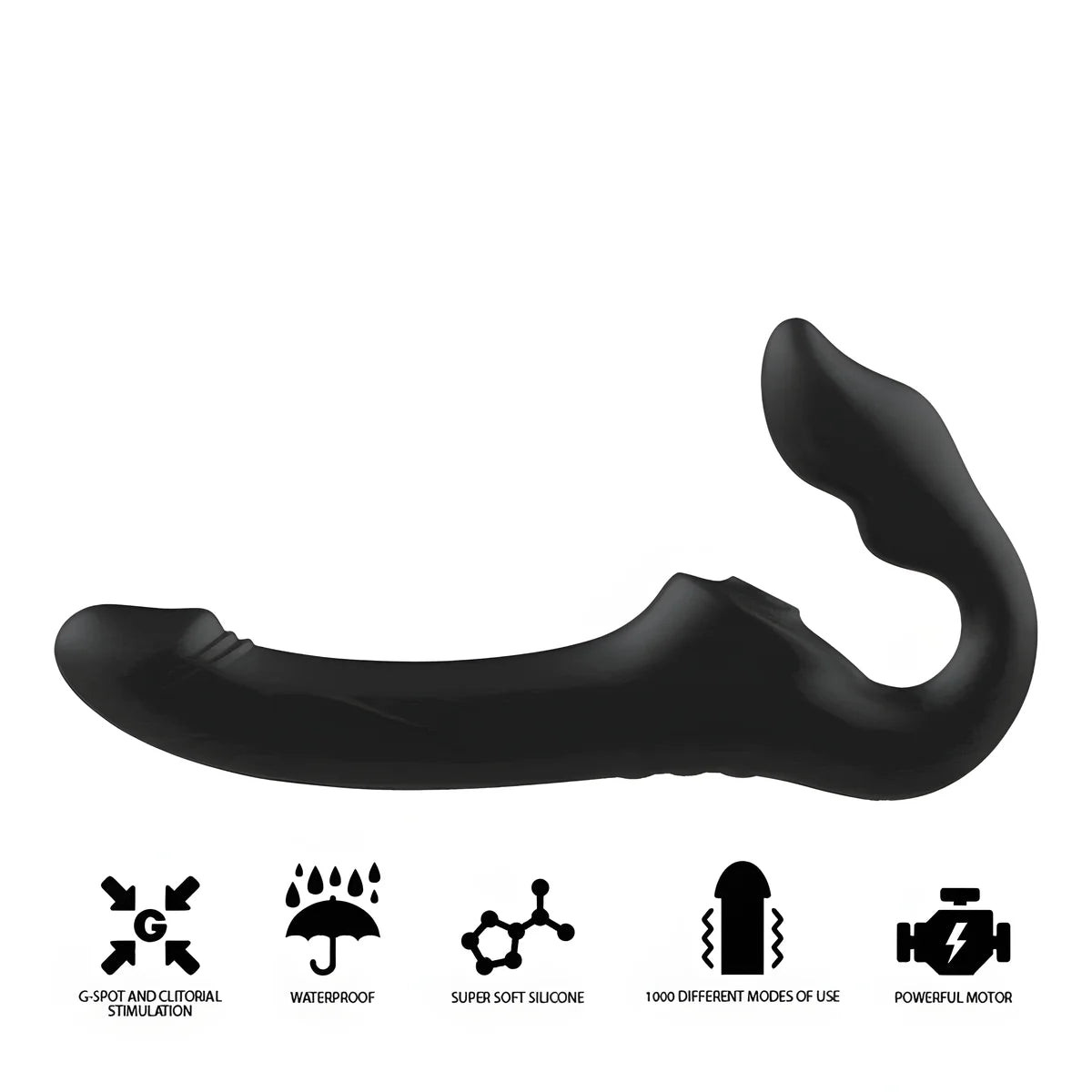 ibiza vibrateur sans sangle telecommande 3 moteurs 1000 combinaisons