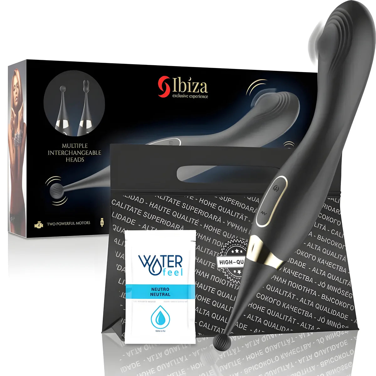 ibiza stimulateur clitoral et vibrateur de point g interchangeables