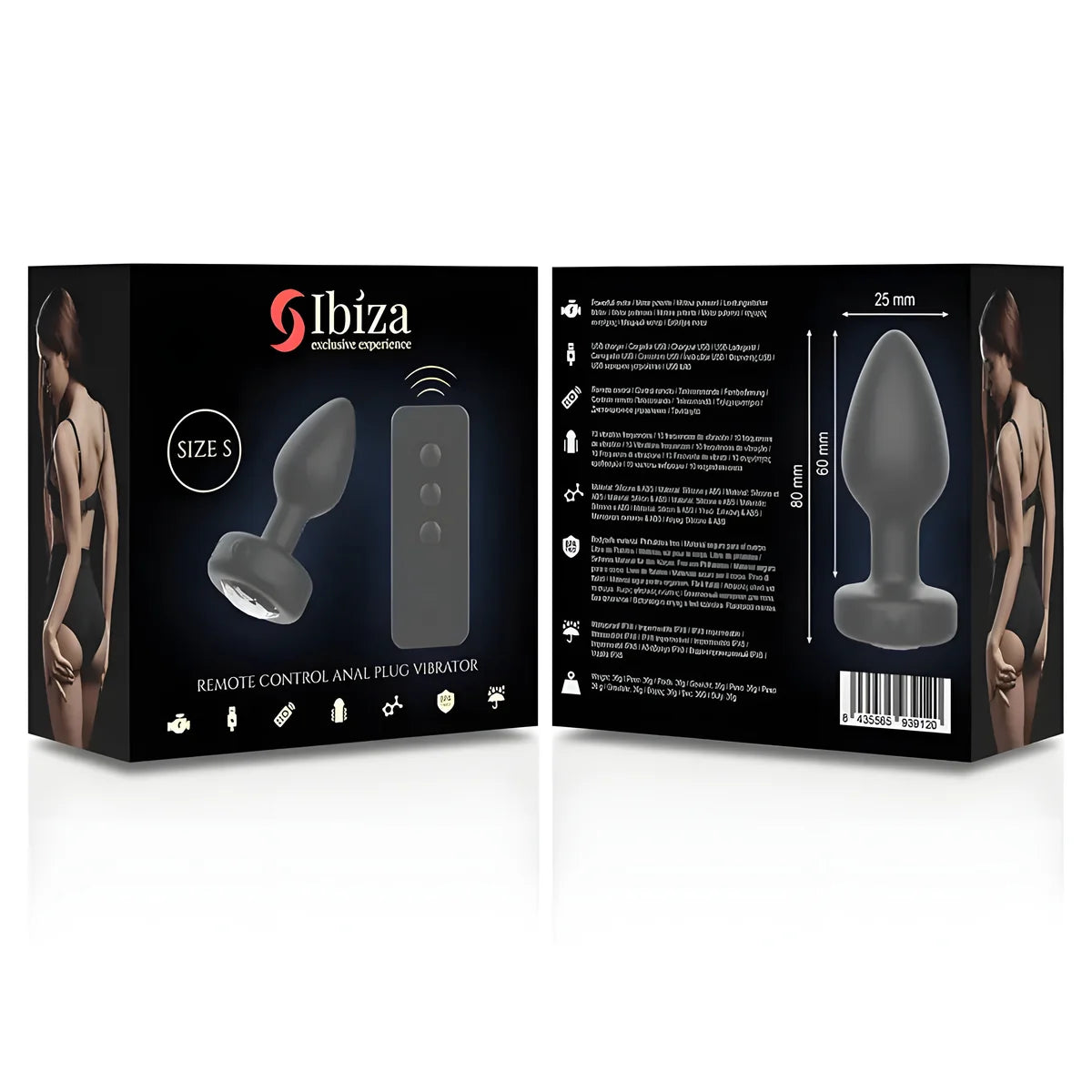 ibiza prise anal telecommande taille s
