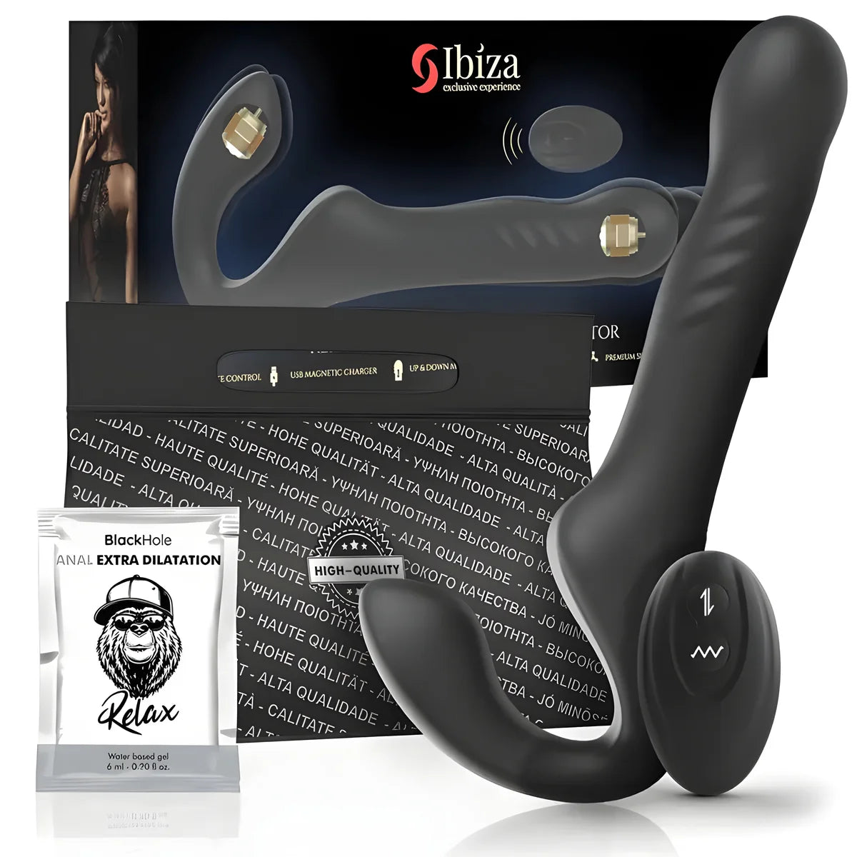 ibiza vibrateur sans sangle telecommande