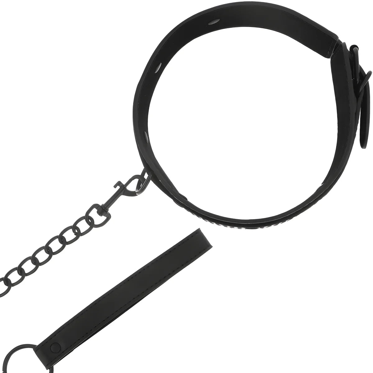 intense fetish collier en cuir vegan