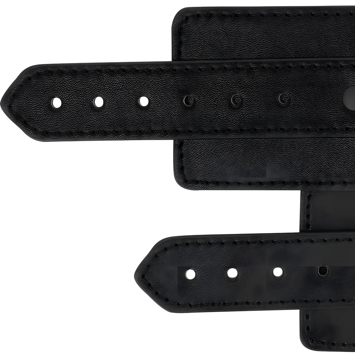 intense fetish menottes en cuir vegetalien