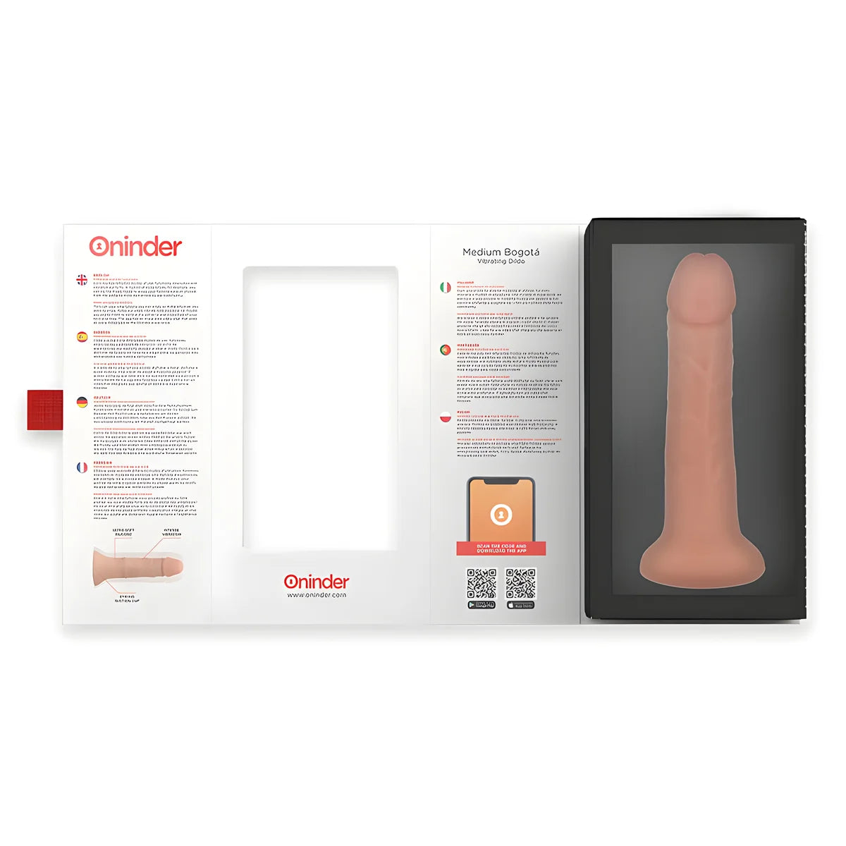 oninder gode vibrateur bogota moyen 9 vitesses naturel 20 cm o 4 2 cm application gratuite