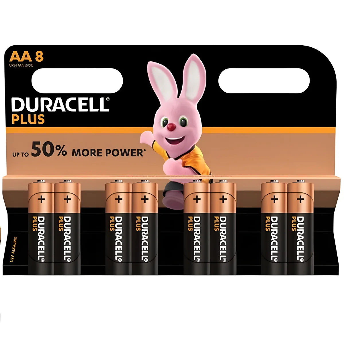 duracell batterie plus power aa lr6 8unites