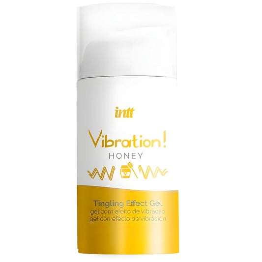 intt gel vibrateur liquide au miel puissant stimulant intime 15 ml