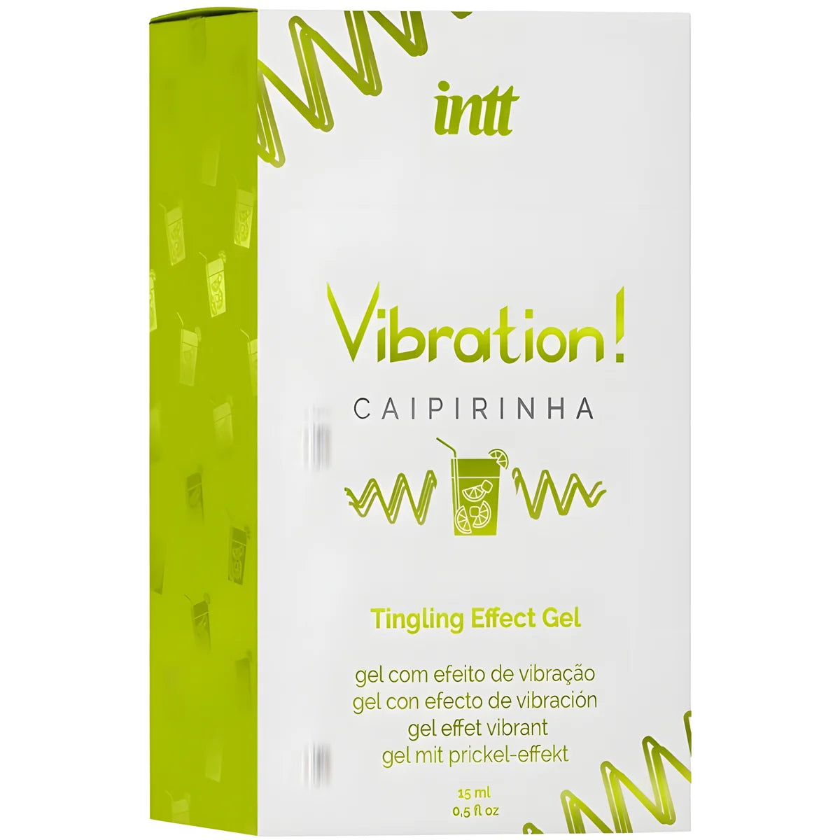 intt gel vibrateur liquide caipirinha puissant stimulant intime 15 ml