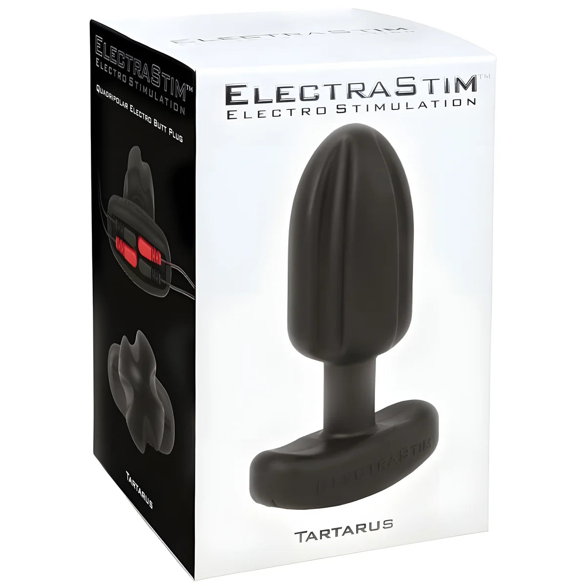 electrastim plug anal tartare quadripolar silicone noir