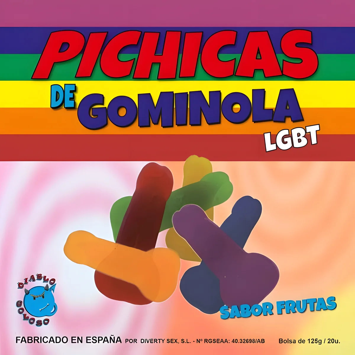 pride fruits de penis gummy lgbt
