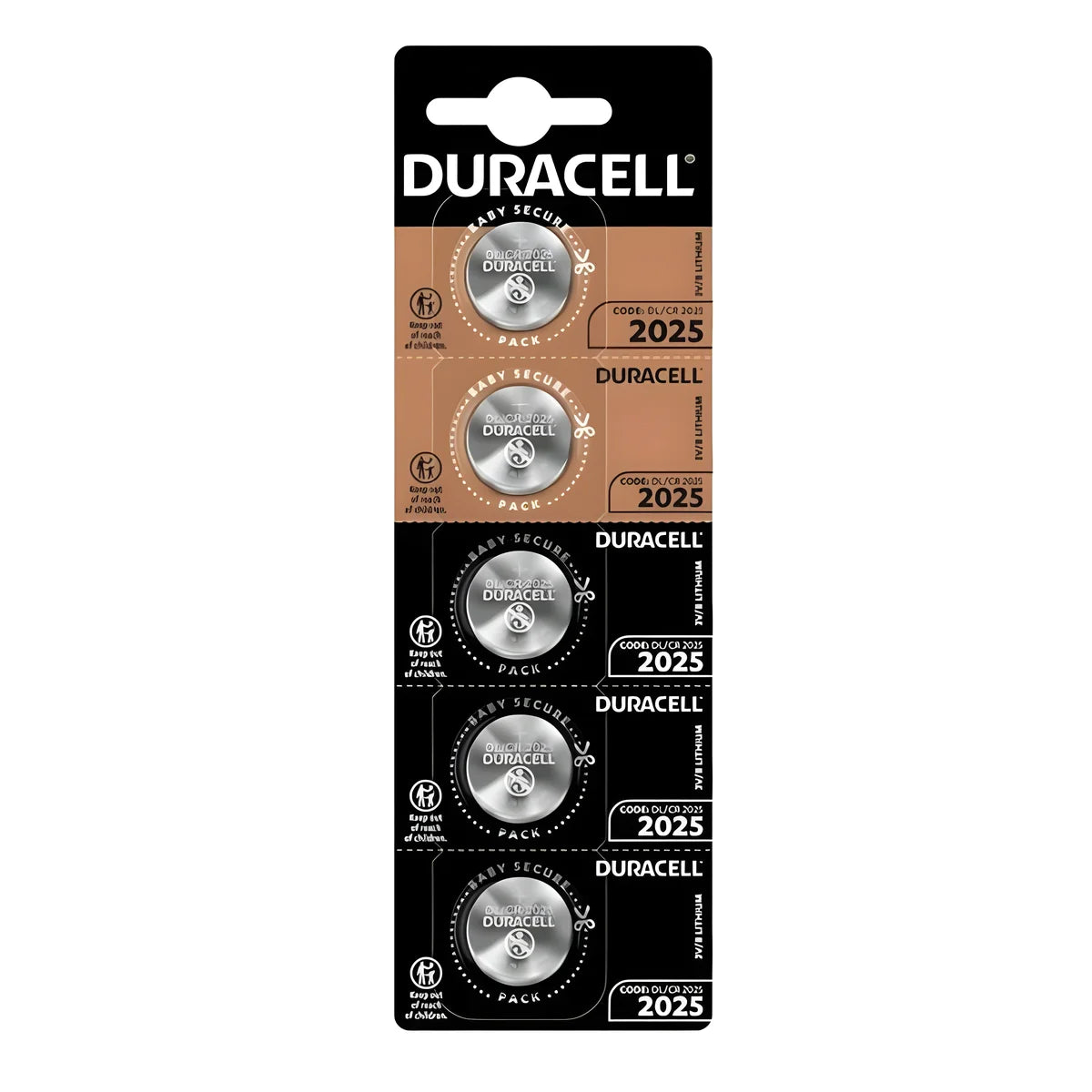 duracell pile bouton litio cr2025 3v 5 unit