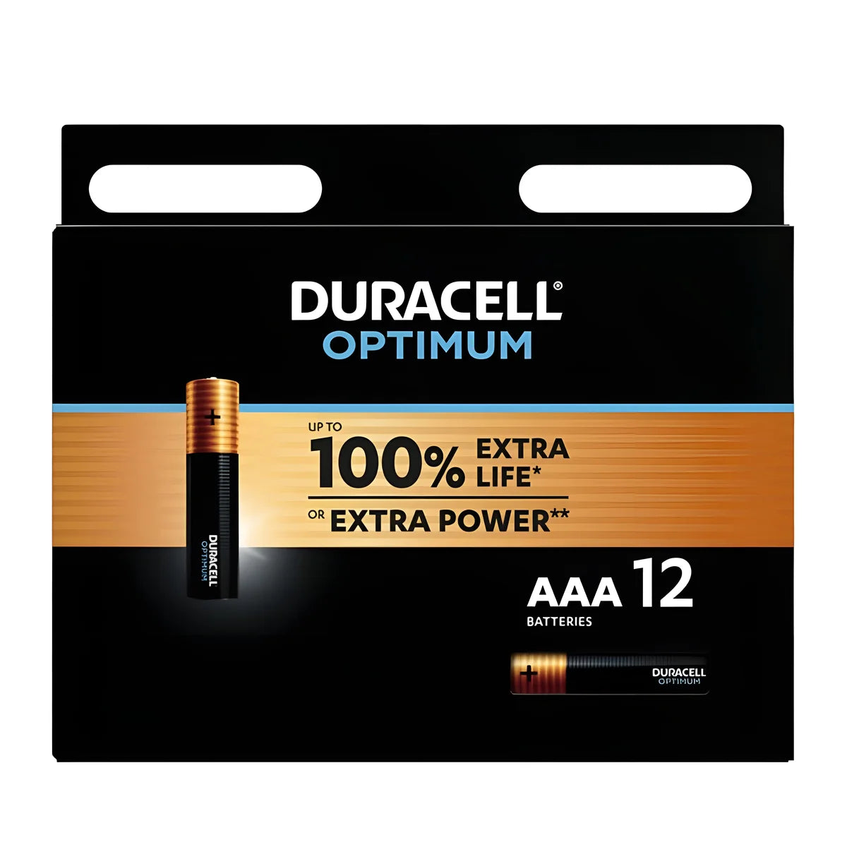 duracell pile alcaline optimum 200 aaa lr03 12 unit