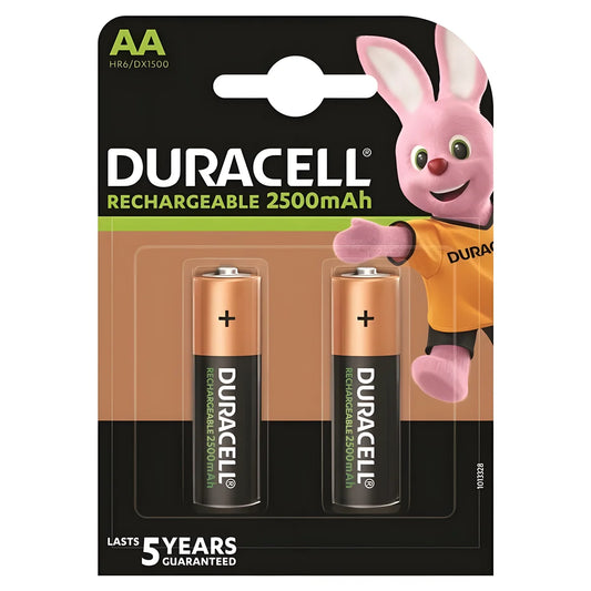 duracell batterie rechargeable hr6 aa 2500mah 2 unit