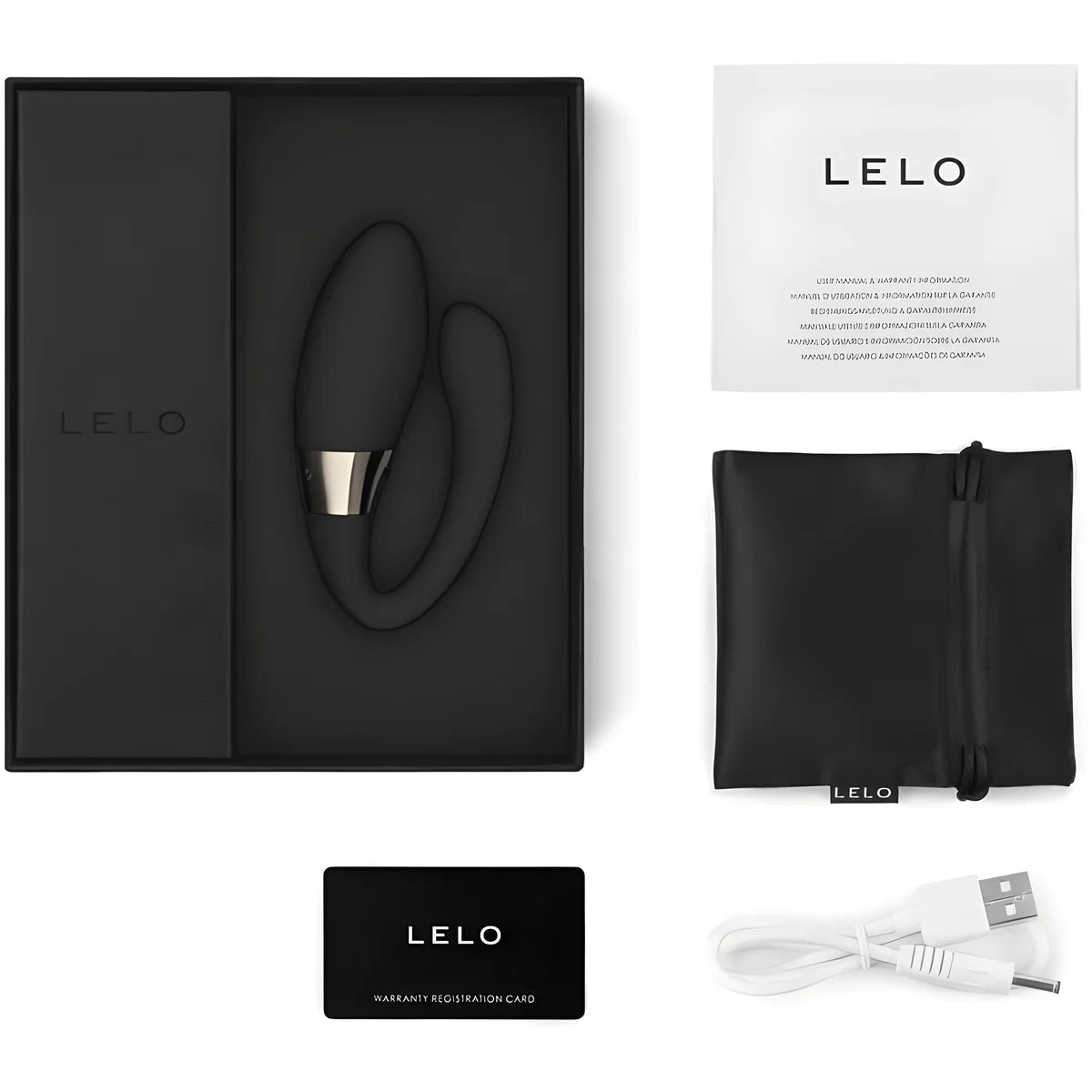 lelo masseur pour couples noir tiani harmony