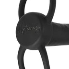 mythology gode anal cobi onyx avec anneau de bite et testicule 13 cm en silicone