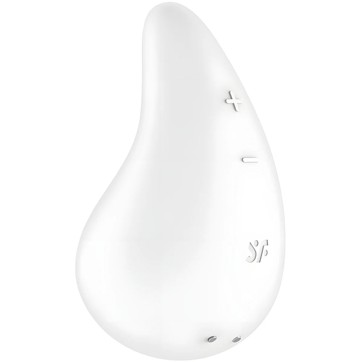 satisfyer vibrateur dew drop lay on blanc