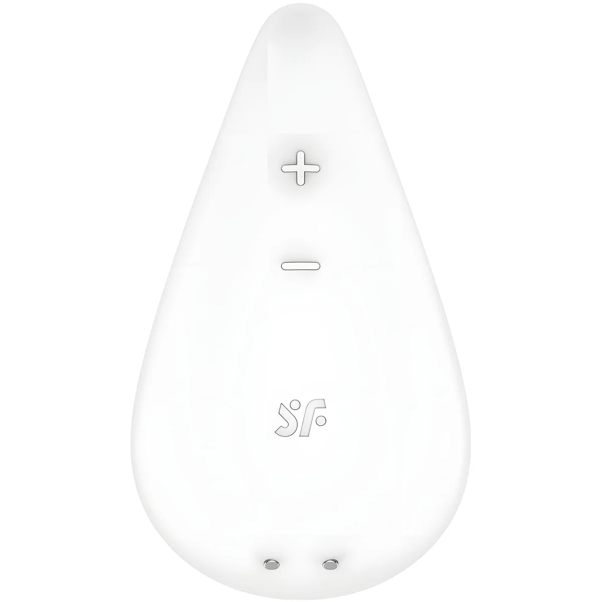 satisfyer vibrateur dew drop lay on blanc