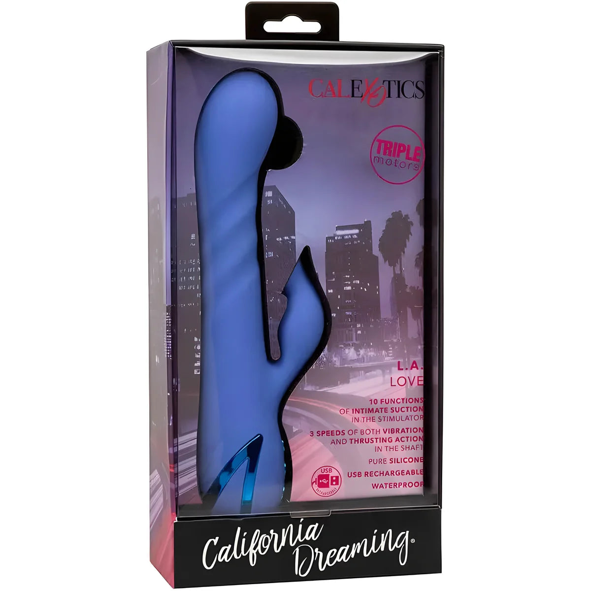 calexotics vibrateur sucker la love bleu par california dreaming