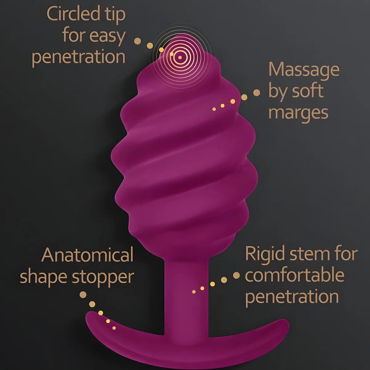 g vibe gplug twist 2 plug anal violet