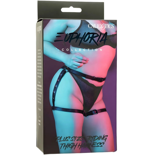 calexotics euphoria harnais de cuisse dequitation taille plus