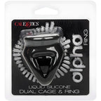 calexotics alpha bague dual cage noir