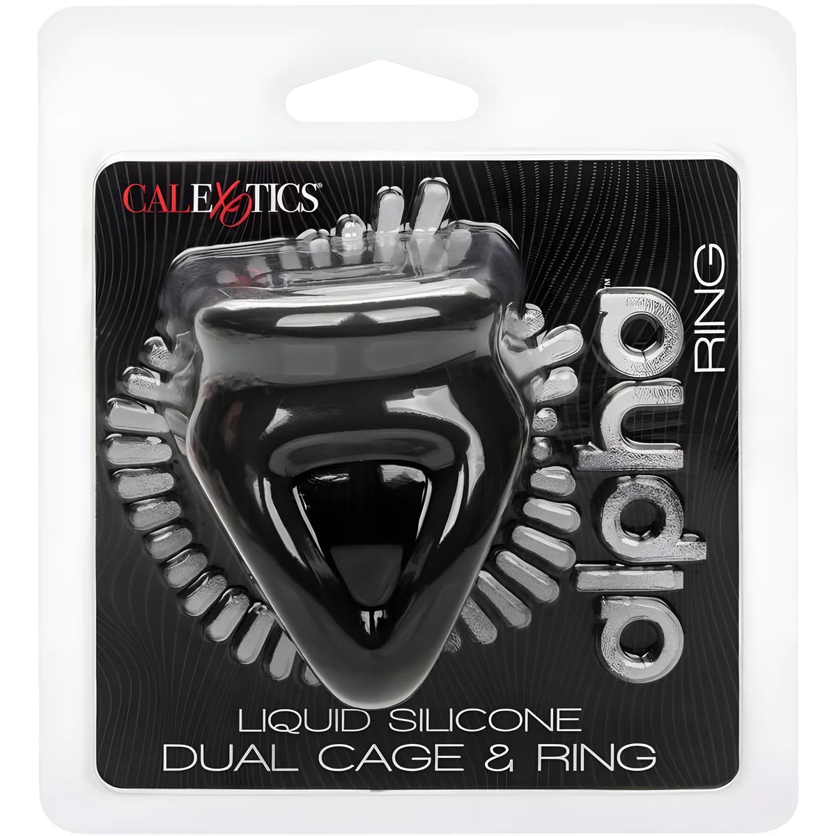 calexotics alpha bague dual cage noir