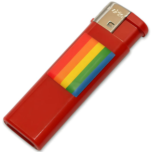 pride briquet fuscia avec drapeau lgbt